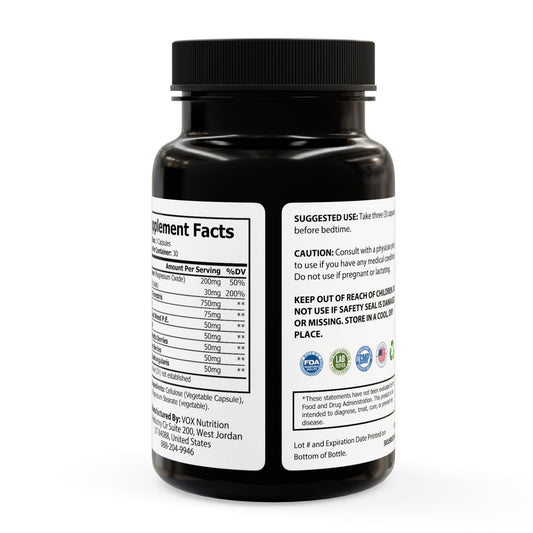 Magnesium Zinc Supplement (90 Capsules)