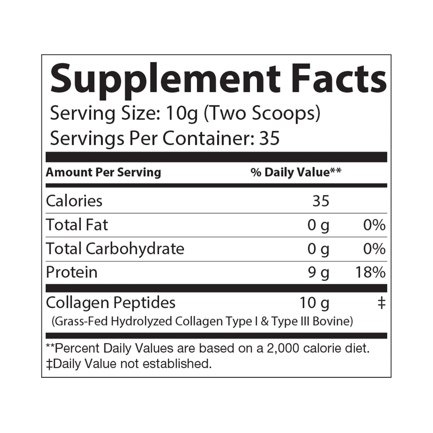 Copy of Collagen Peptides Type I & III Supplement (350g, 12.3oz)