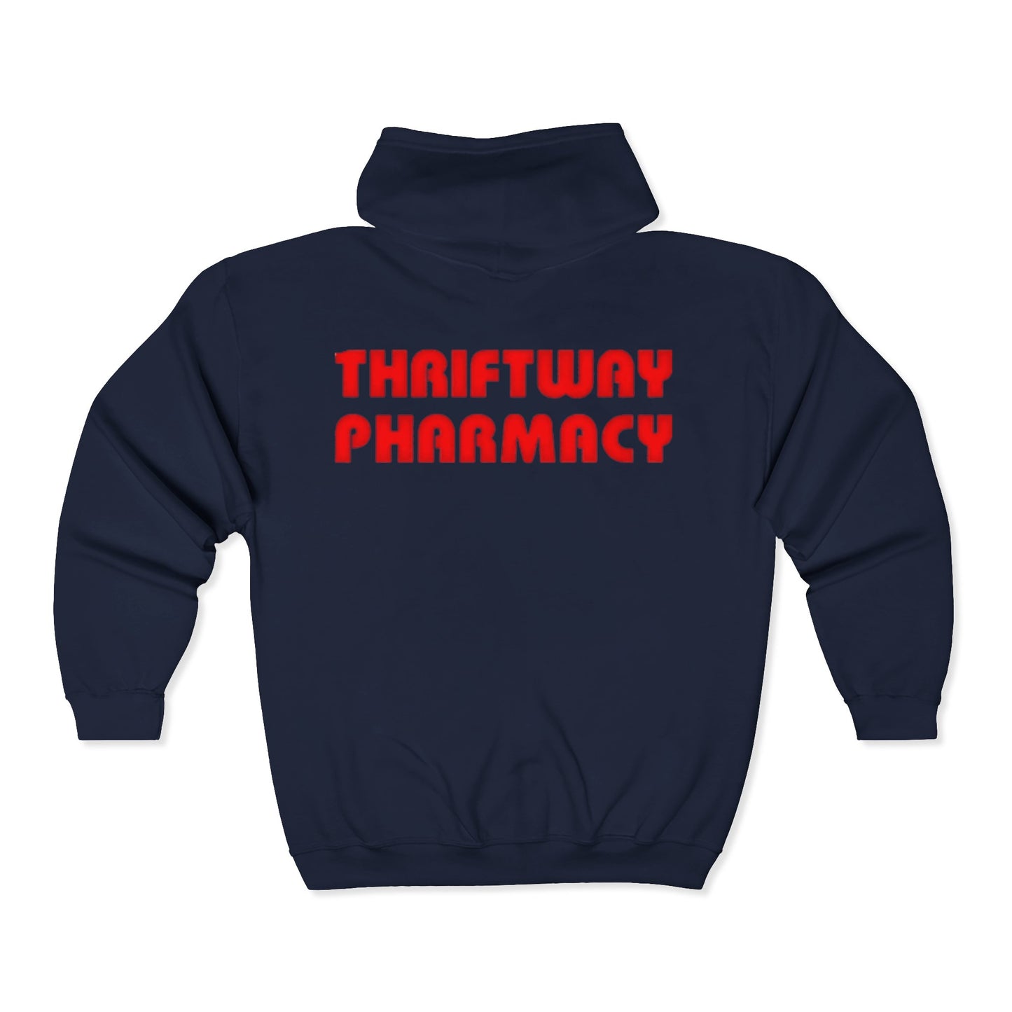 Thriftway Pharmacy Hoodie, Unisex Zip Up Sweatshirt, Casual Outerwear, Gift for Pharmacy Lovers, Comfortable Everyday Wear, Unique [...]