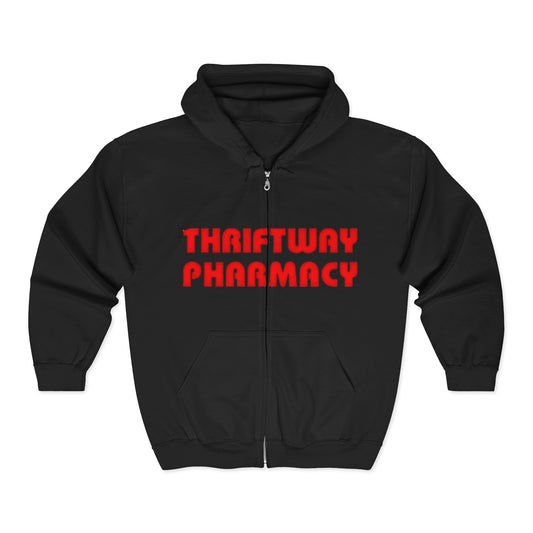 Thriftway Pharmacy Hoodie, Unisex Zip Up Sweatshirt, Casual Outerwear, Gift for Pharmacy Lovers, Comfortable Everyday Wear, Unique [...]