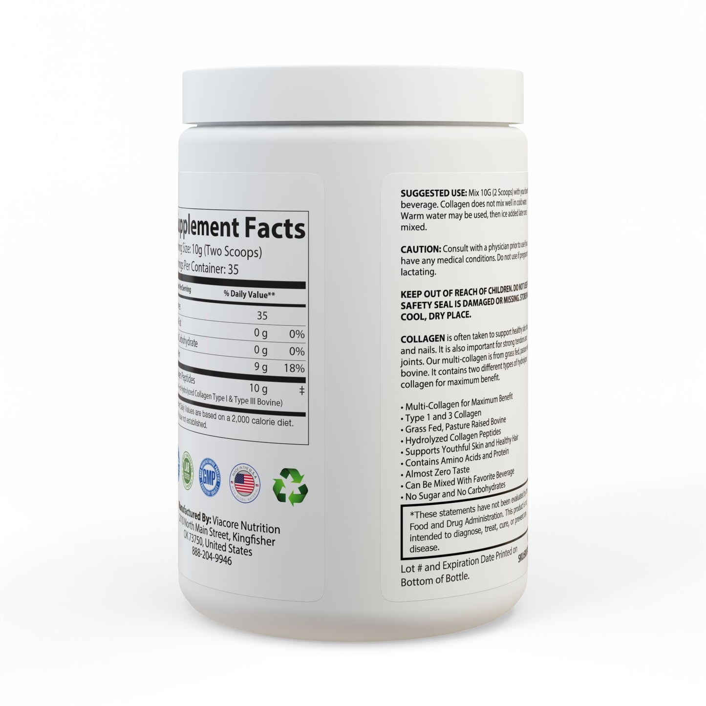 Copy of Collagen Peptides Type I & III Supplement (350g, 12.3oz)